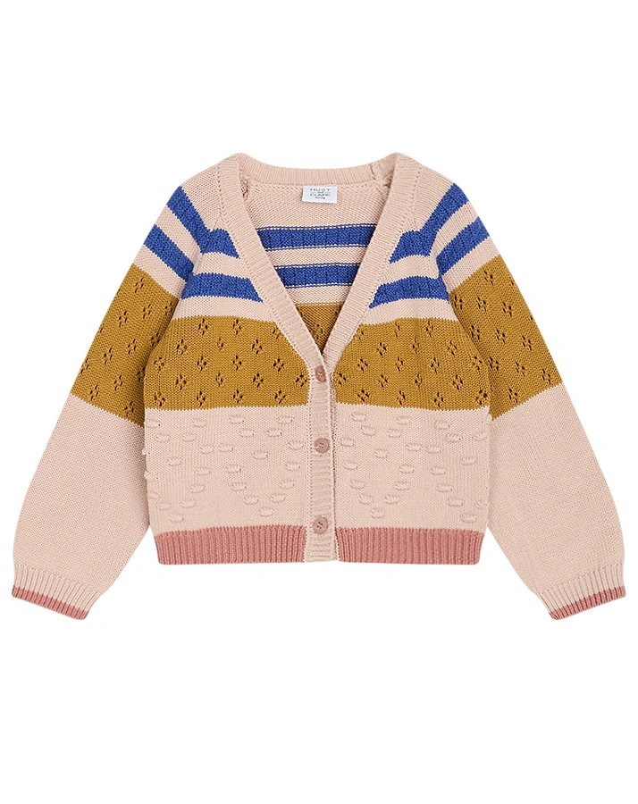 Strickjacke CAMMA in peach dust