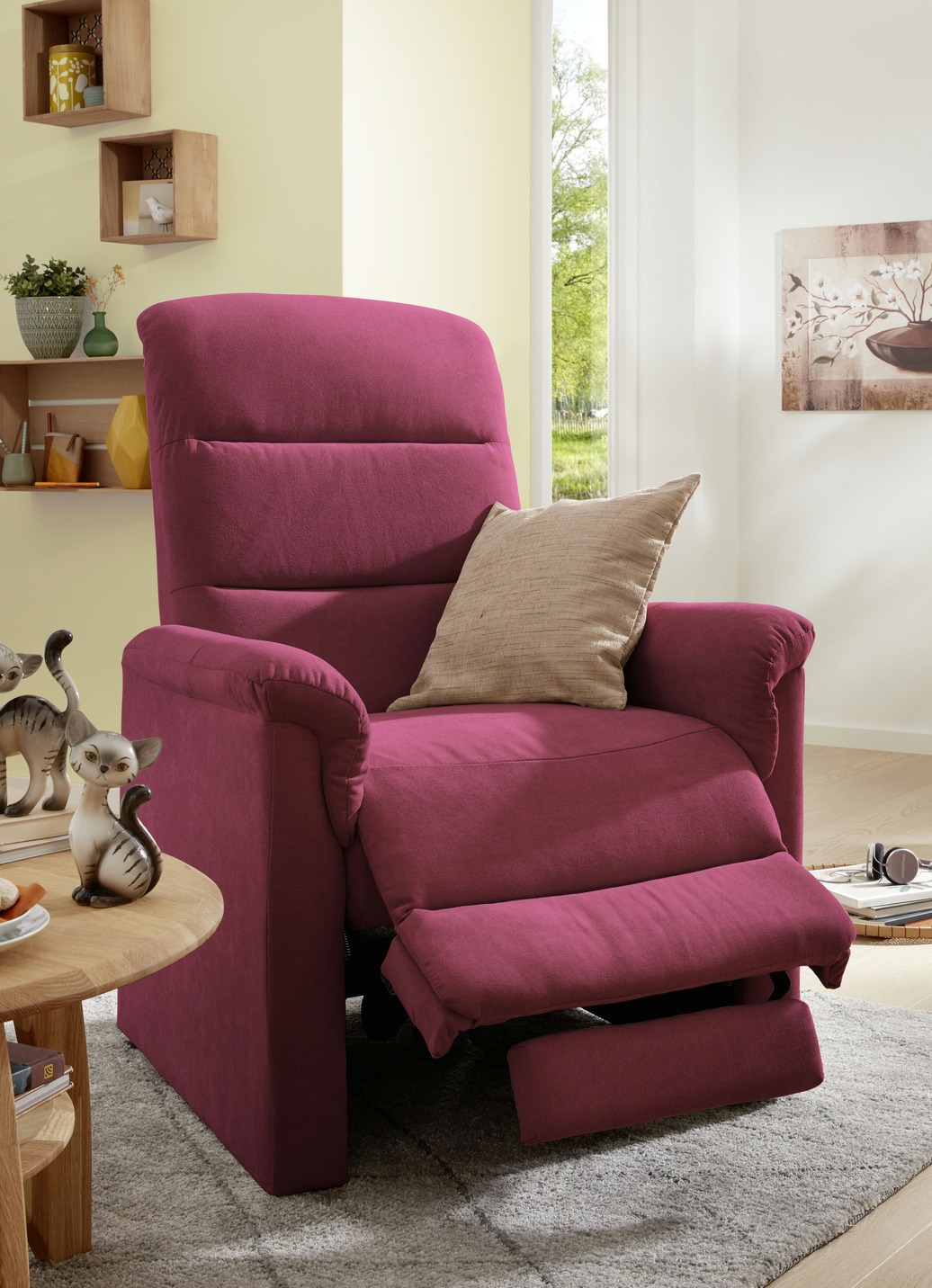 Relax-Sessel mit doppelter Federung