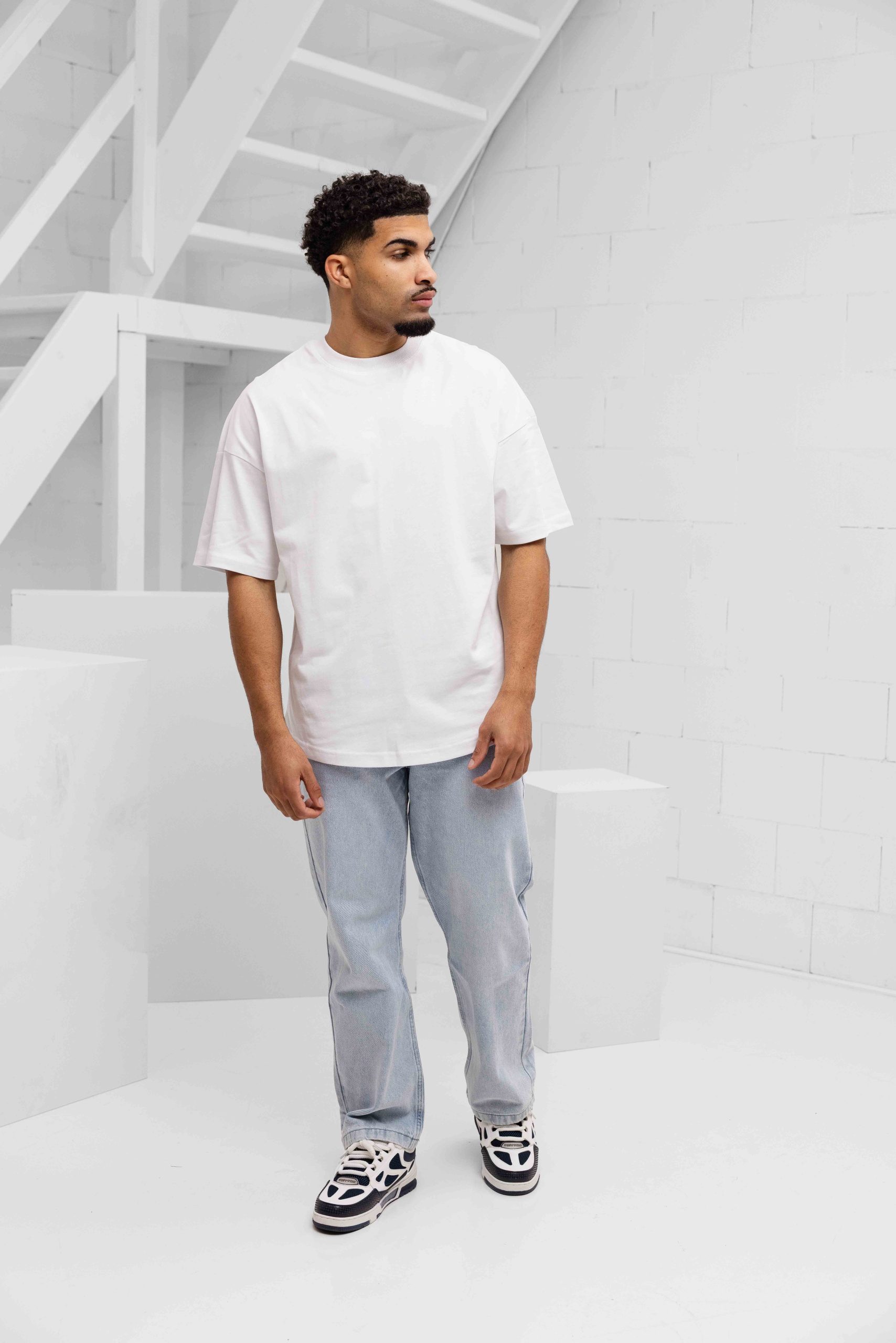 Project x Paris Regular Fit Jeans Heren Lichtblauw