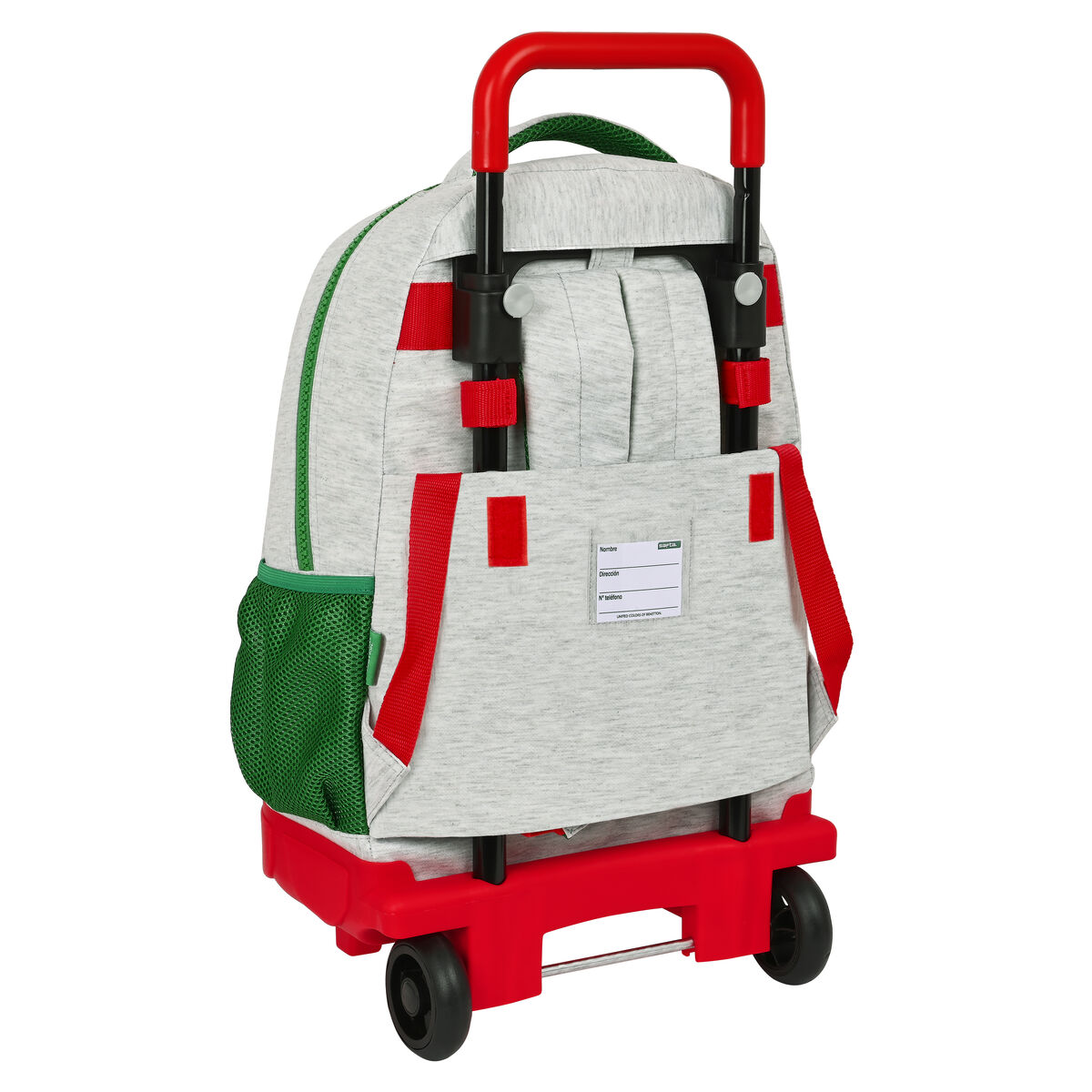 Mochila Escolar Con Ruedas Benetton Pop