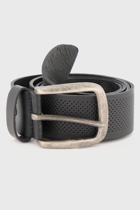 Leder-Gürtel, Metall-Schließe, 4cm breit, bis Gr. 170cm