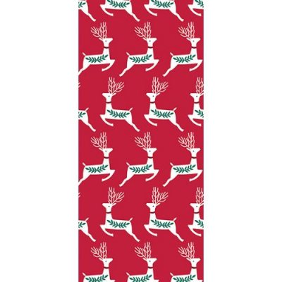 Red Reindeer Tissue Paper