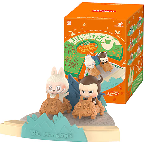 Labubu monsters playing games scene samlerfigur – flere varianter – assorteret