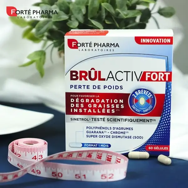 Forté Pharma Brûlactiv Forte Emagrecimento Guaraná Citrus Cromo 60 cápsulas