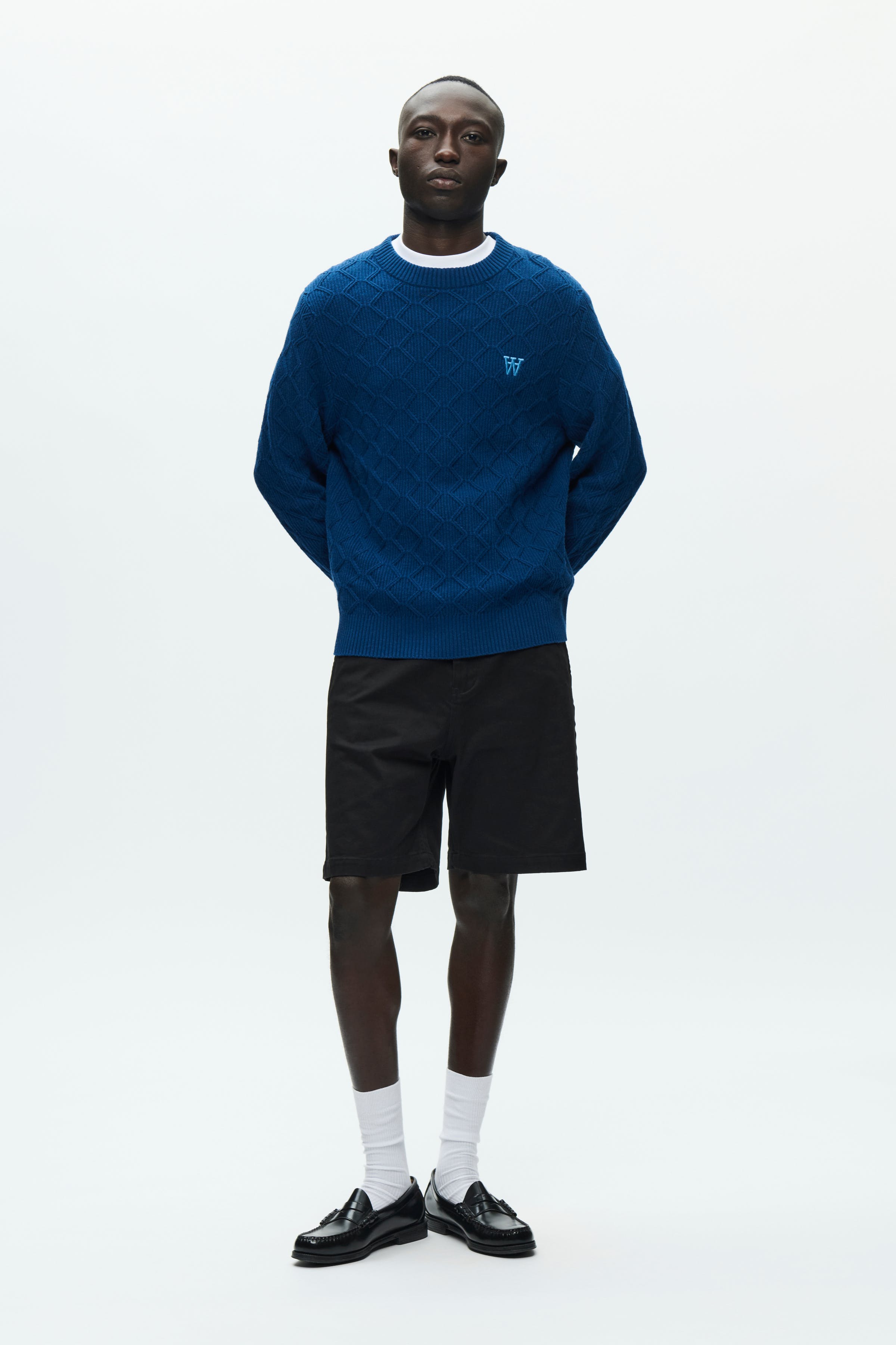 DOUBLE A BY W.W. MEN WWLamin Pullover