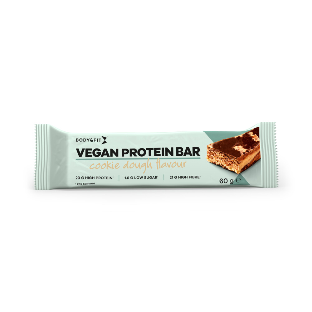 Body & Fit Vegan Protein Bar Cookie Dough12 x 60 gr