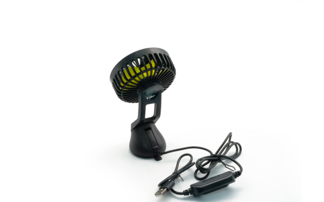 HP Autozubehör Auto-Ventilator mit Saugnapf und USB-Anschluss 5 Volt