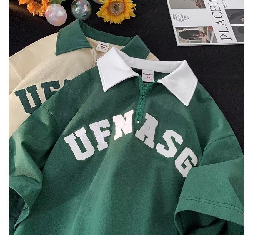 Tonni's - Poloshirt met korte mouwen en belettering