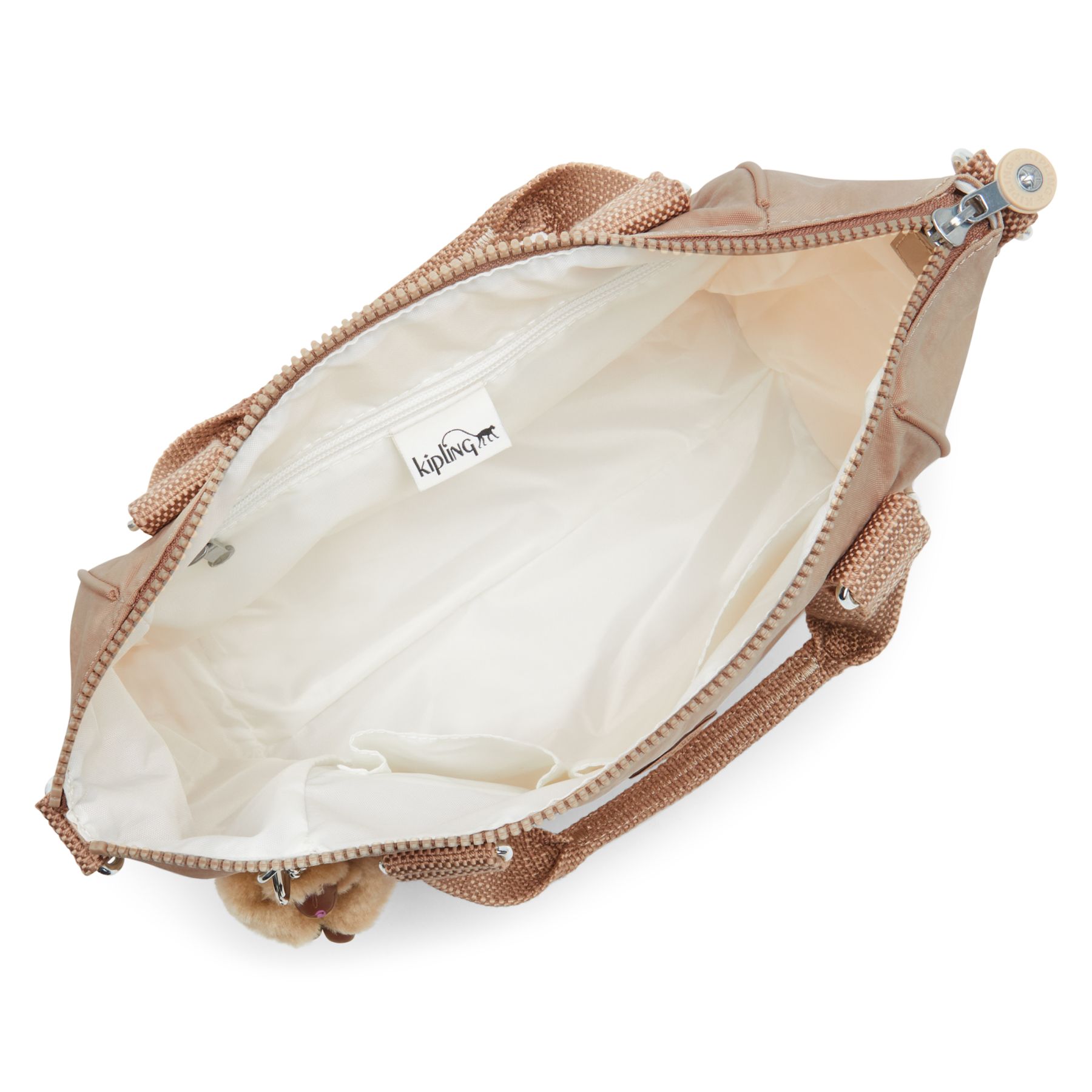 AMIEL Sac à Main Medium Avec Bretelle Amovible - Light Clay Sand