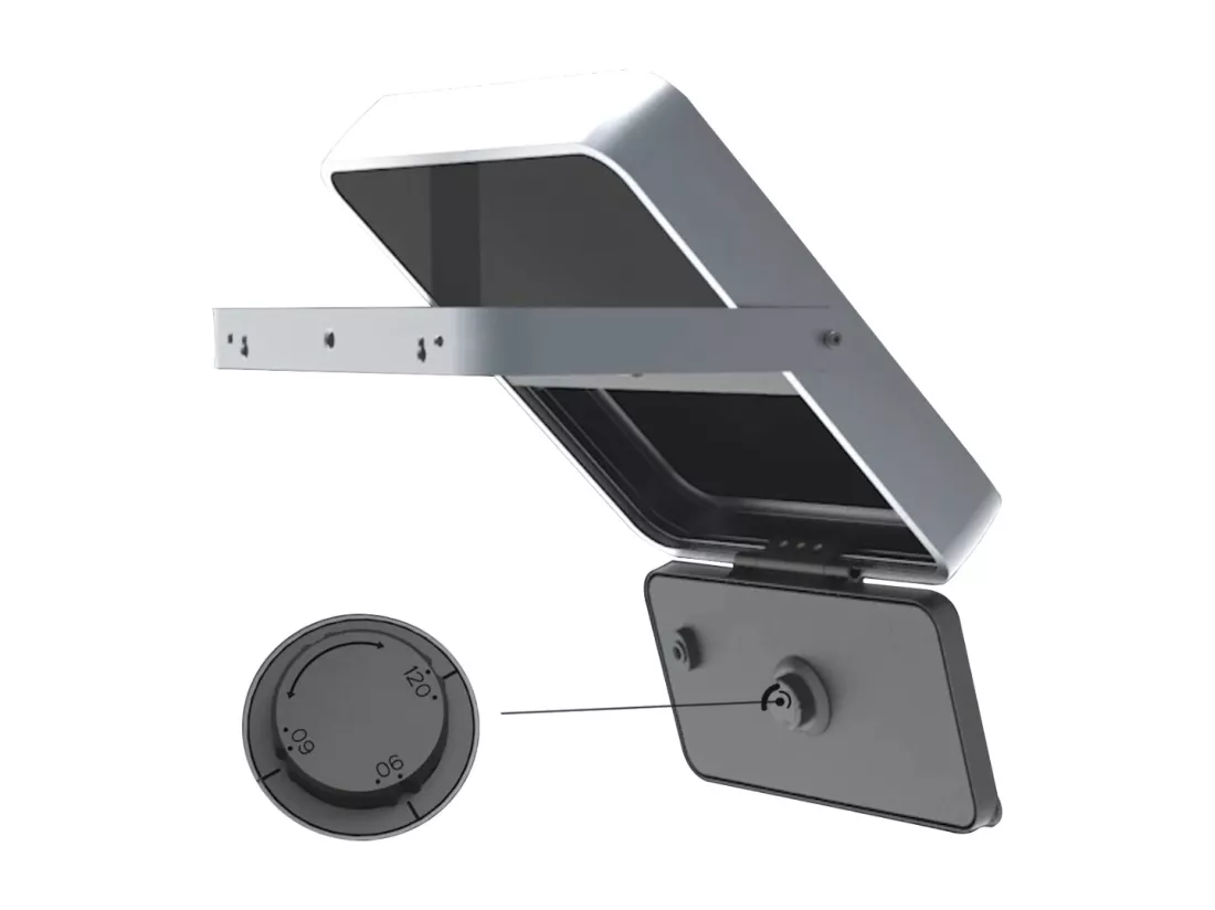 Projecteur LED solaire intégré de 1 500 lm
