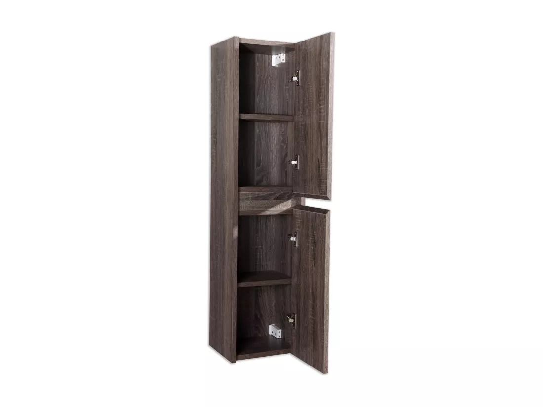 Colonne salle de bain 120 cm marron Aquadoli