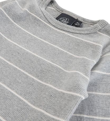 Sofie Schnoor Bluse - gestreift - Grey Melange