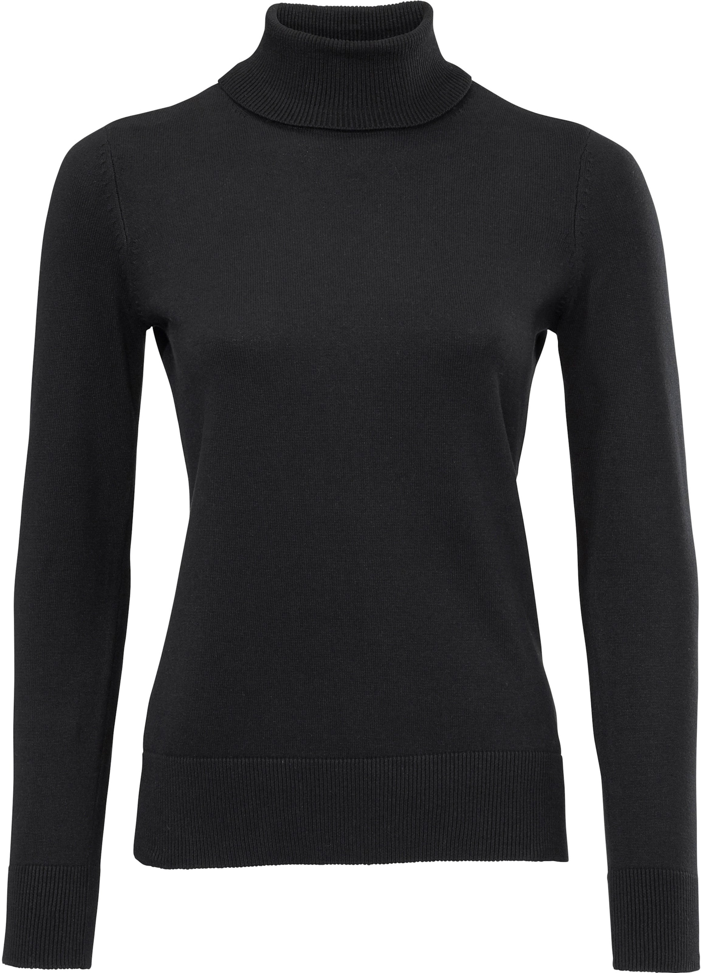 heine Rollkragenpullover in schwarz