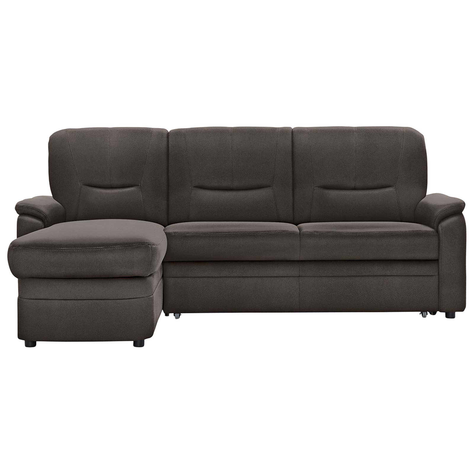 polsterpower Ecksofa - Saddle anthrazit - Basismodell - Recamiere links