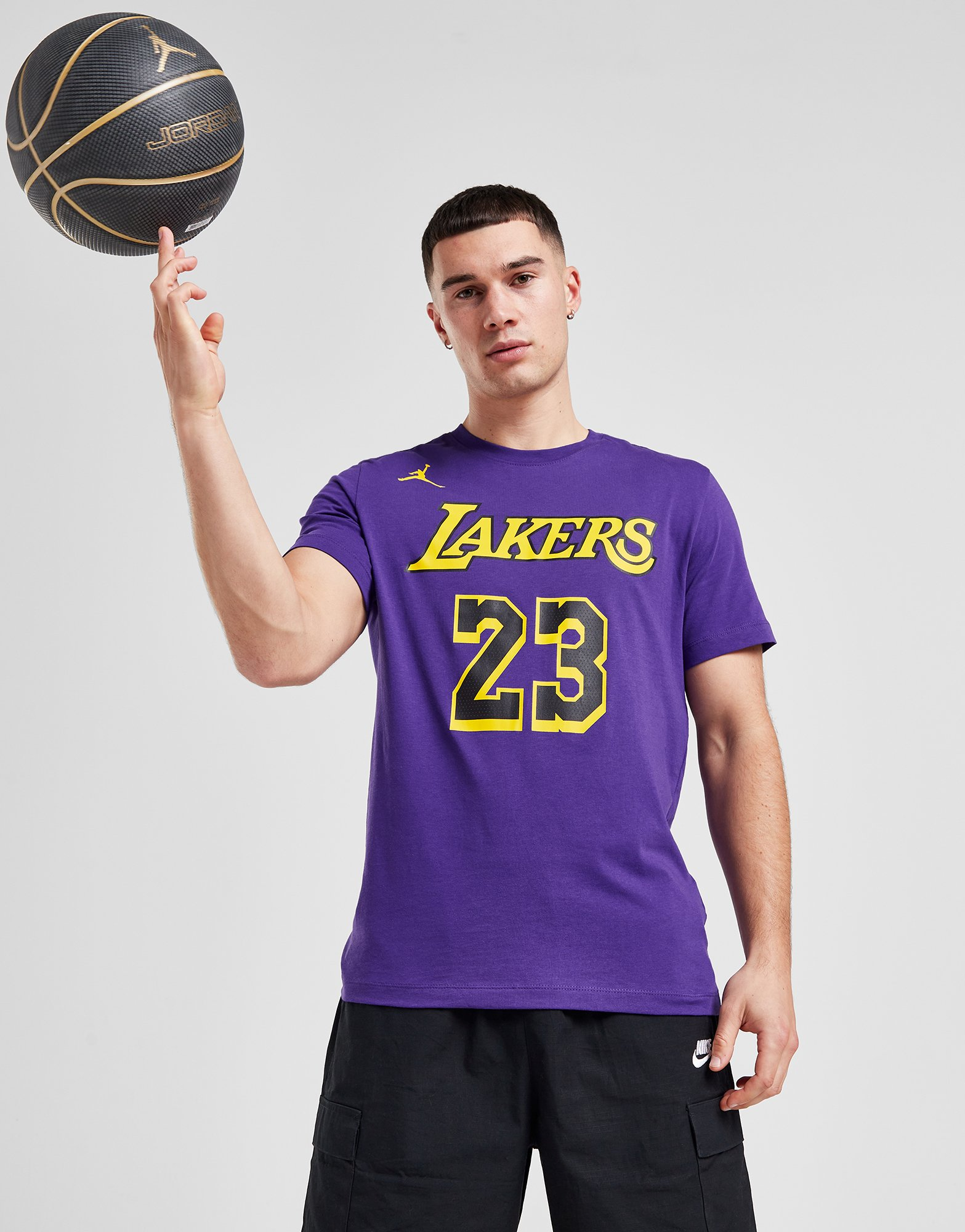 Jordan T-shirt NBA LA Lakers James #23 Statement Homme