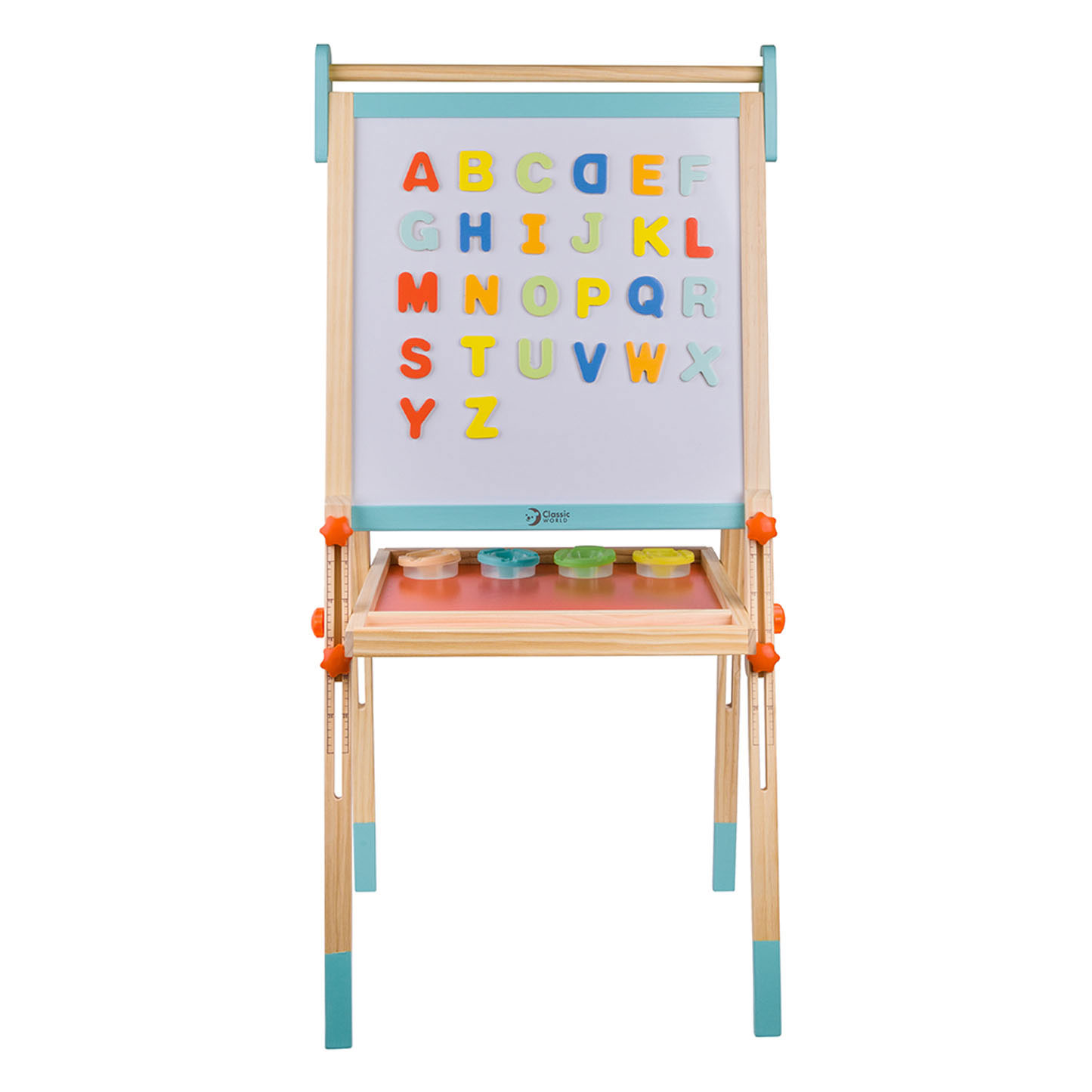 Classic World Houten Magneet- en Schoolbord 2in1, 39dlg.