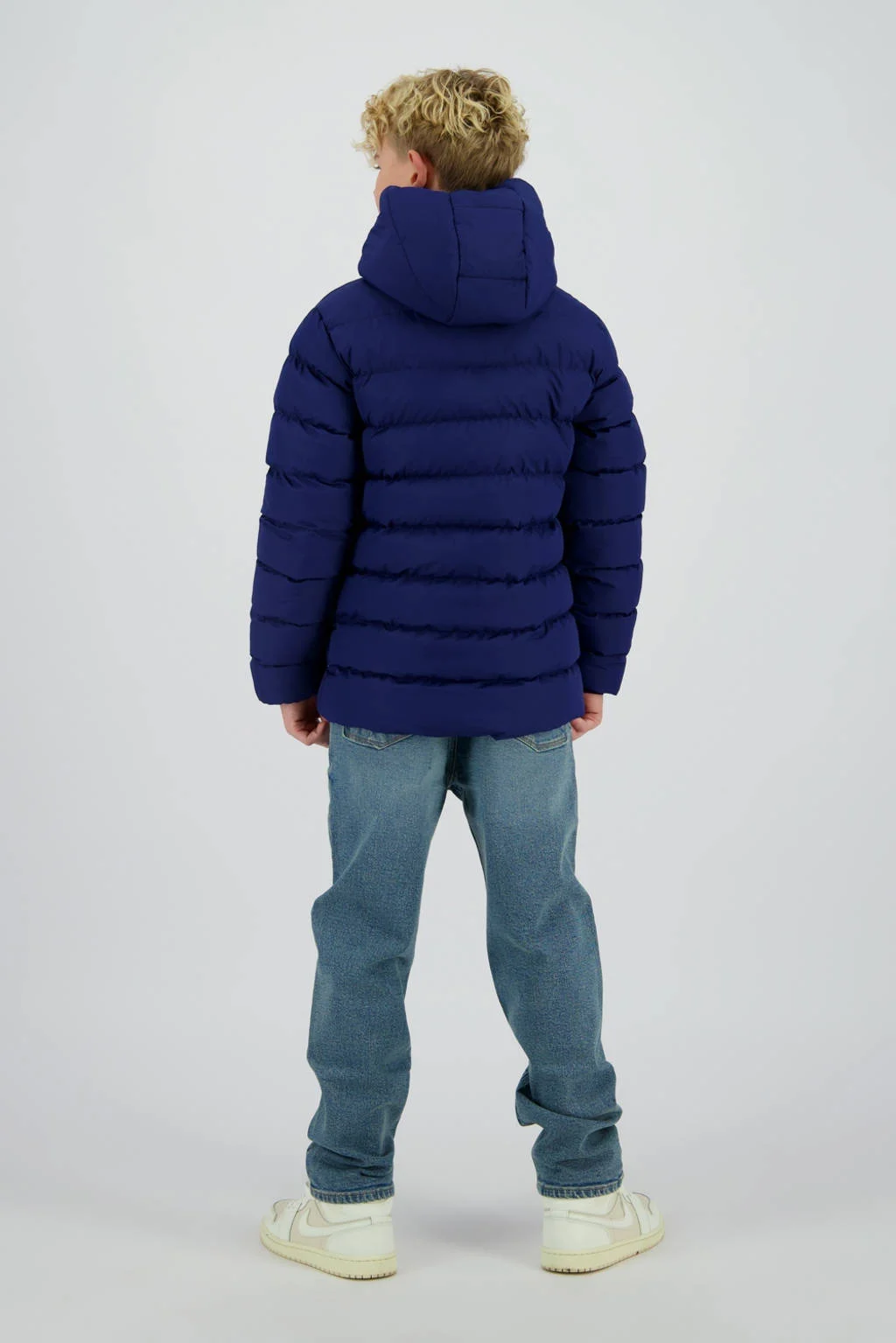 Raizzed gewatteerde jas donkerblauw