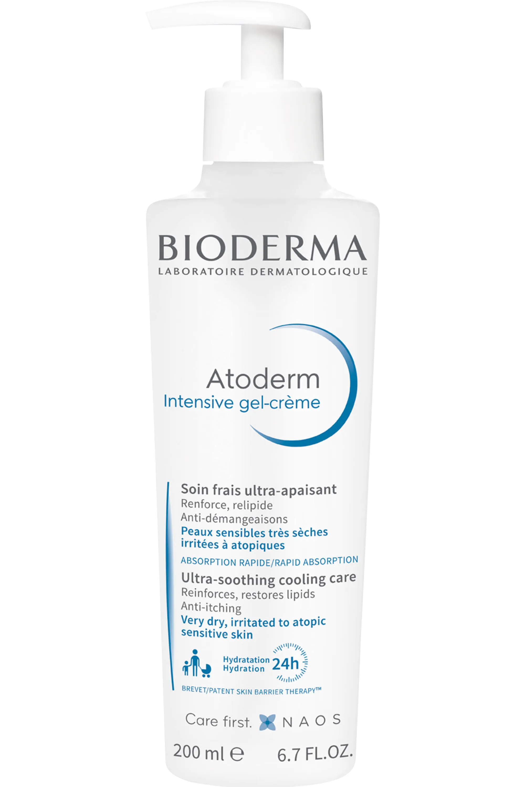 Bioderma Gel crème visage & corps Atoderm Intensive-200 ml