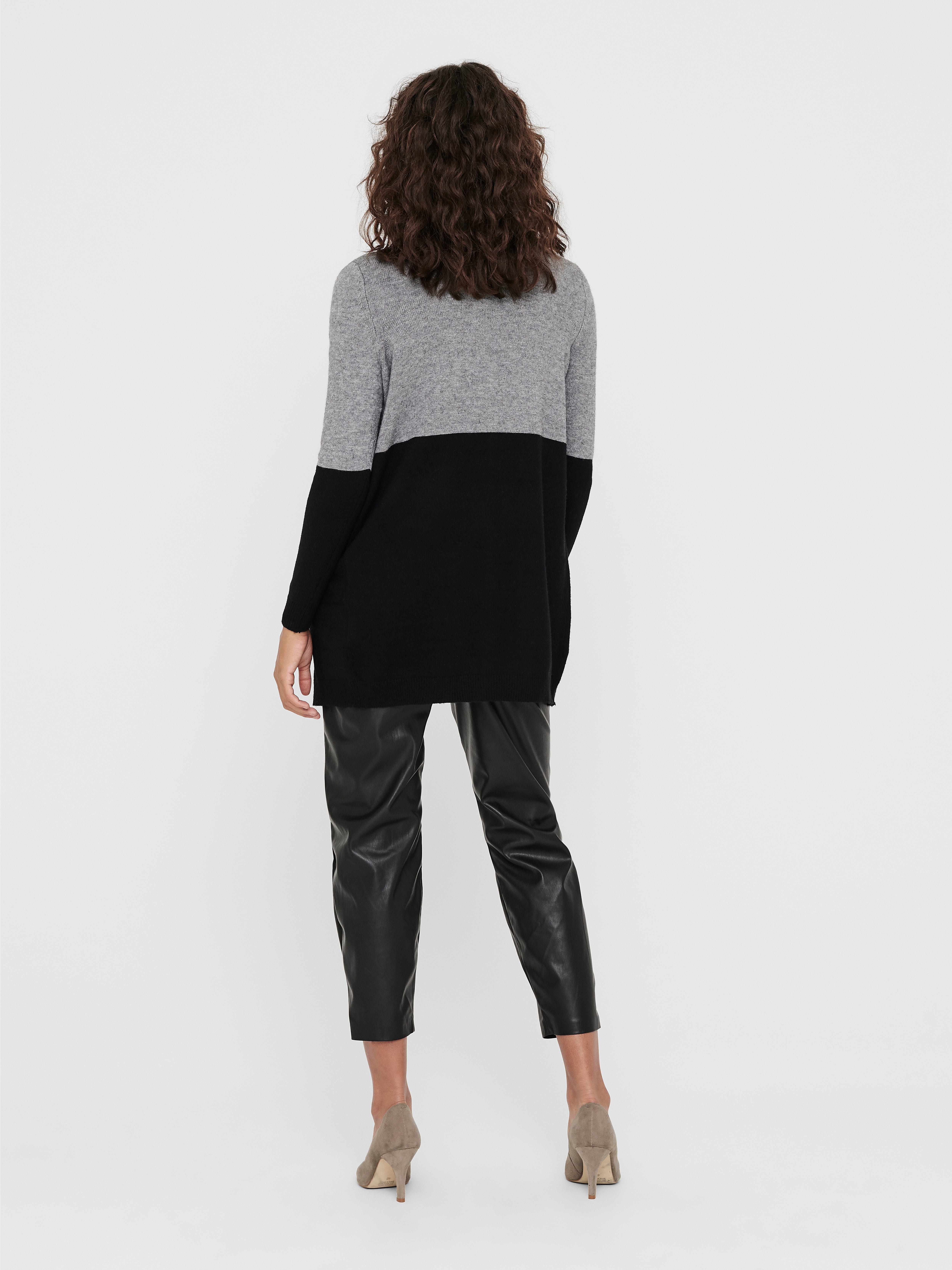 ONLQUEEN Strickjacke Medium Grey Melange