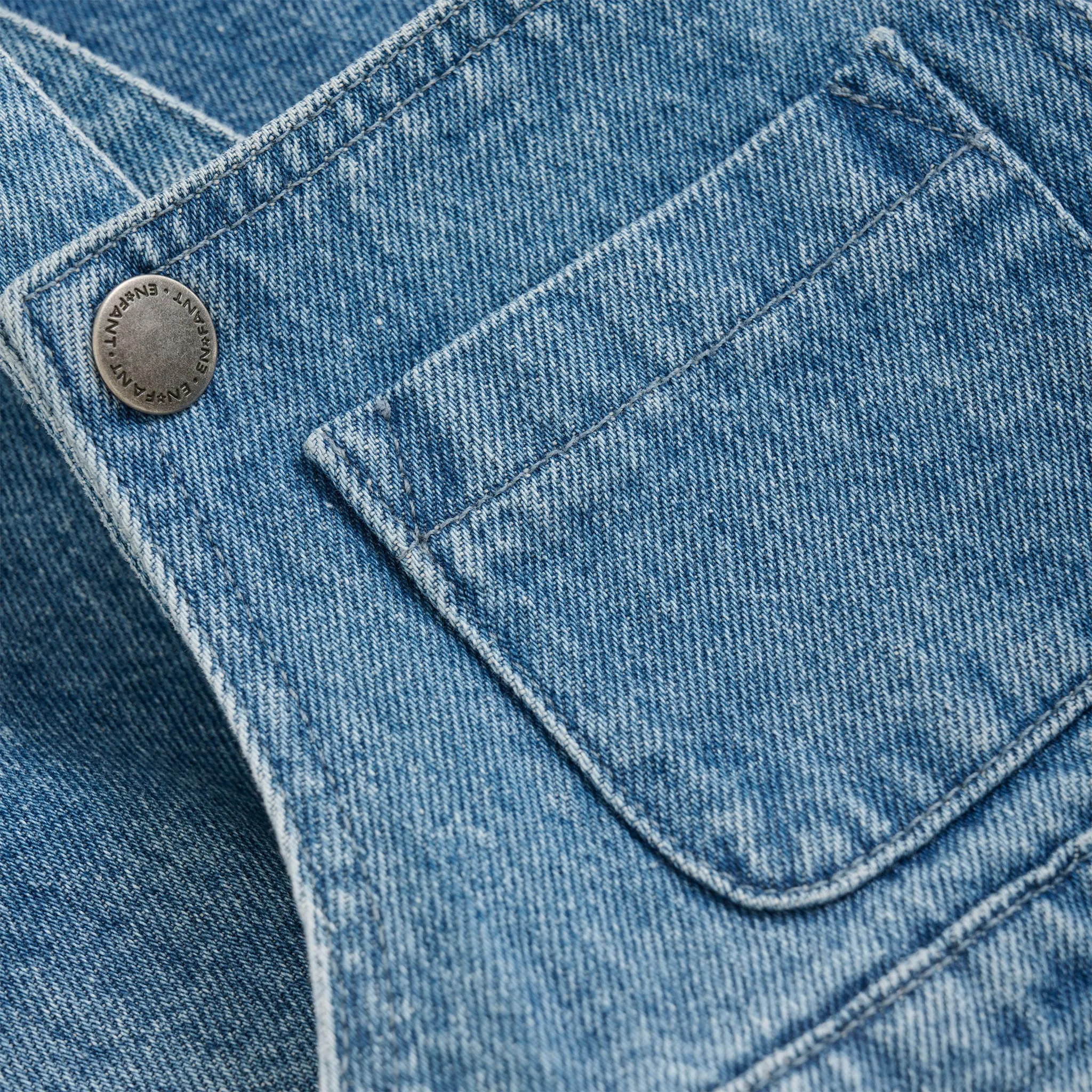 En Fant Robe Salopette Denim 3-8ans