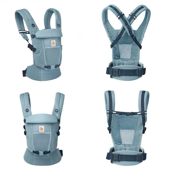 Porte-bébé Adapt Soft Flex Mesh   Bleu Ardoise        de               Ergobaby