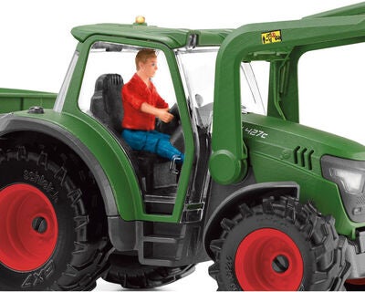 Schleich 42608 Farm World Traktor med Tilhenger