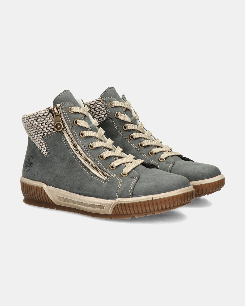Rieker Veterboots  - blauw