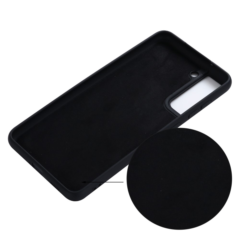 Samsung Galaxy S21 FE 5G Silikon Case Hülle - Schwarz