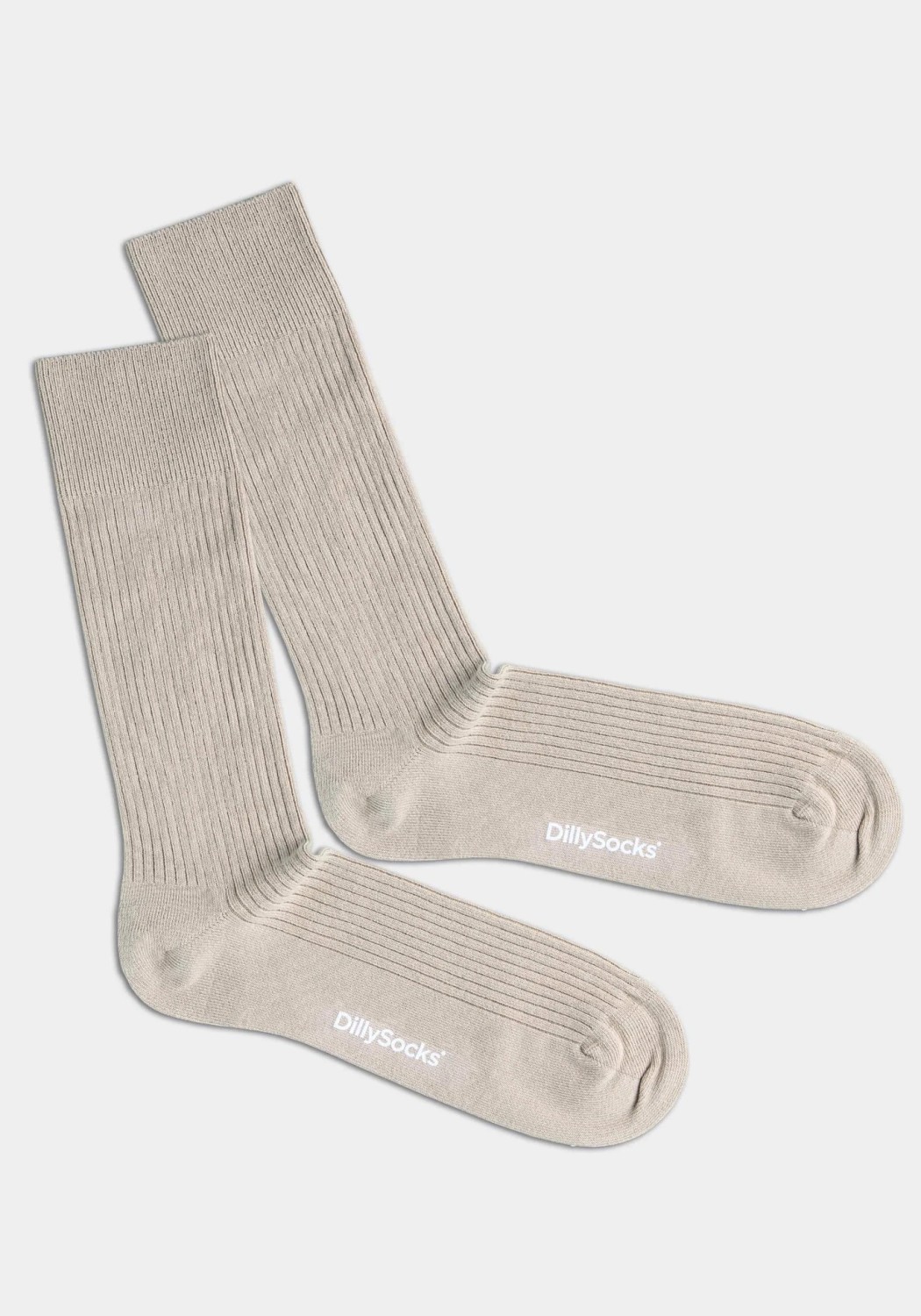 DillySocks Socken Ribbed Mold Gray