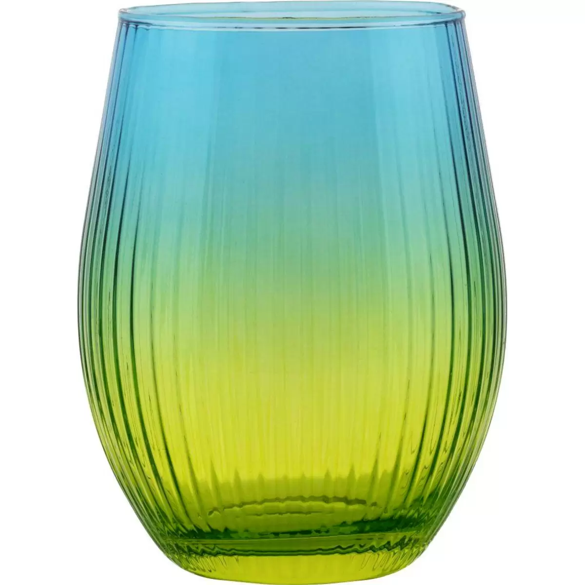 Trinkglas Luca Bessoni blau,gelb,lila,orange,schwarz