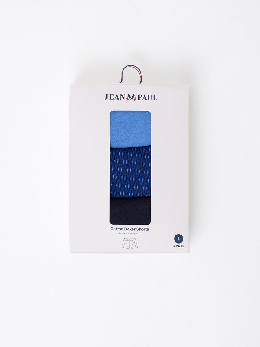 Romain 3 pk boxer Mazarine Blue
