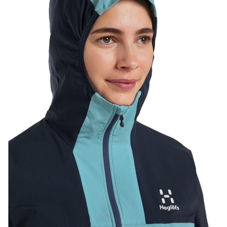 Haglöfs L.I.M Alpha Hood Women Frost Blue/Tarn Blue