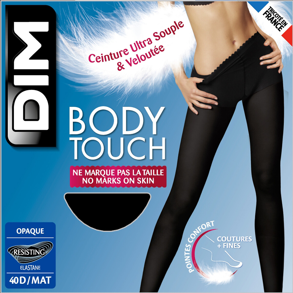 Conjunto de 2 meias-calças Body Touch - 40 deniers