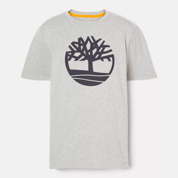 T-shirt Kennebec River Tree à logo pour homme en gris