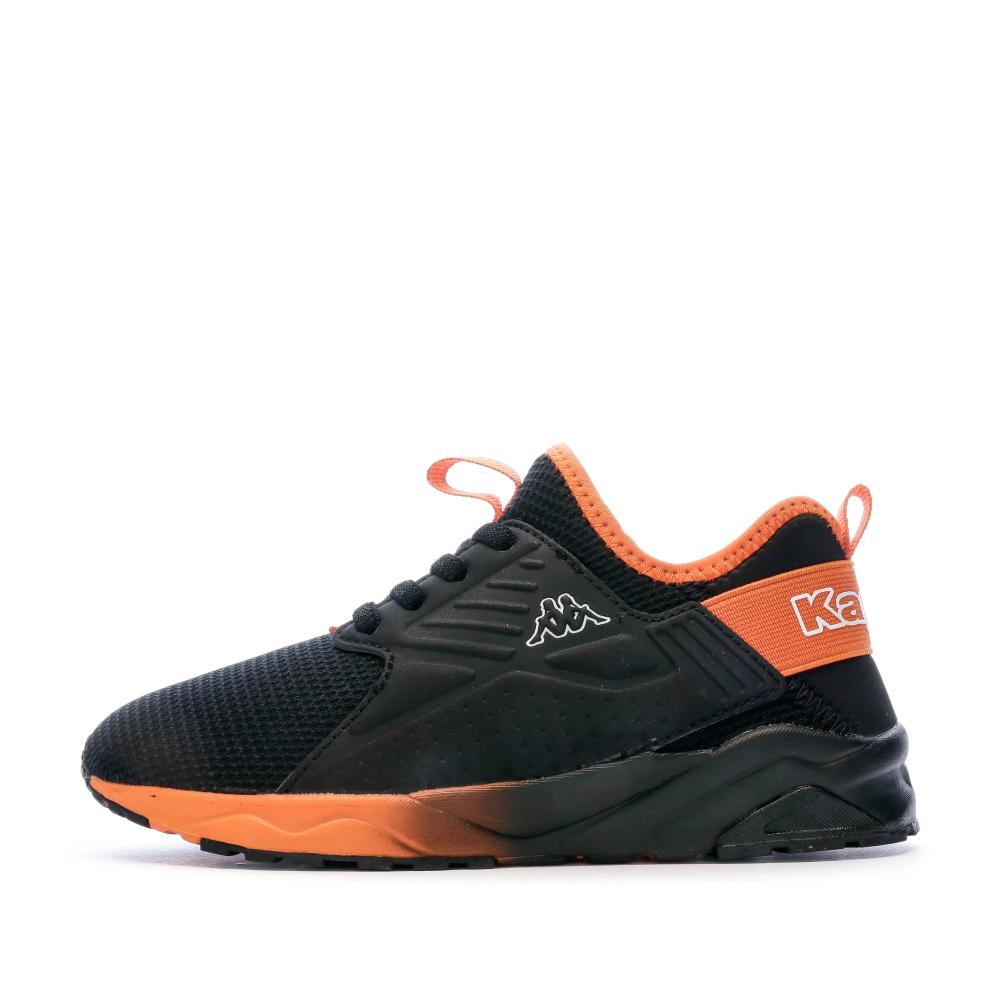 Kappa Baskets Noir/Orange Garçon Kappa San Puerto