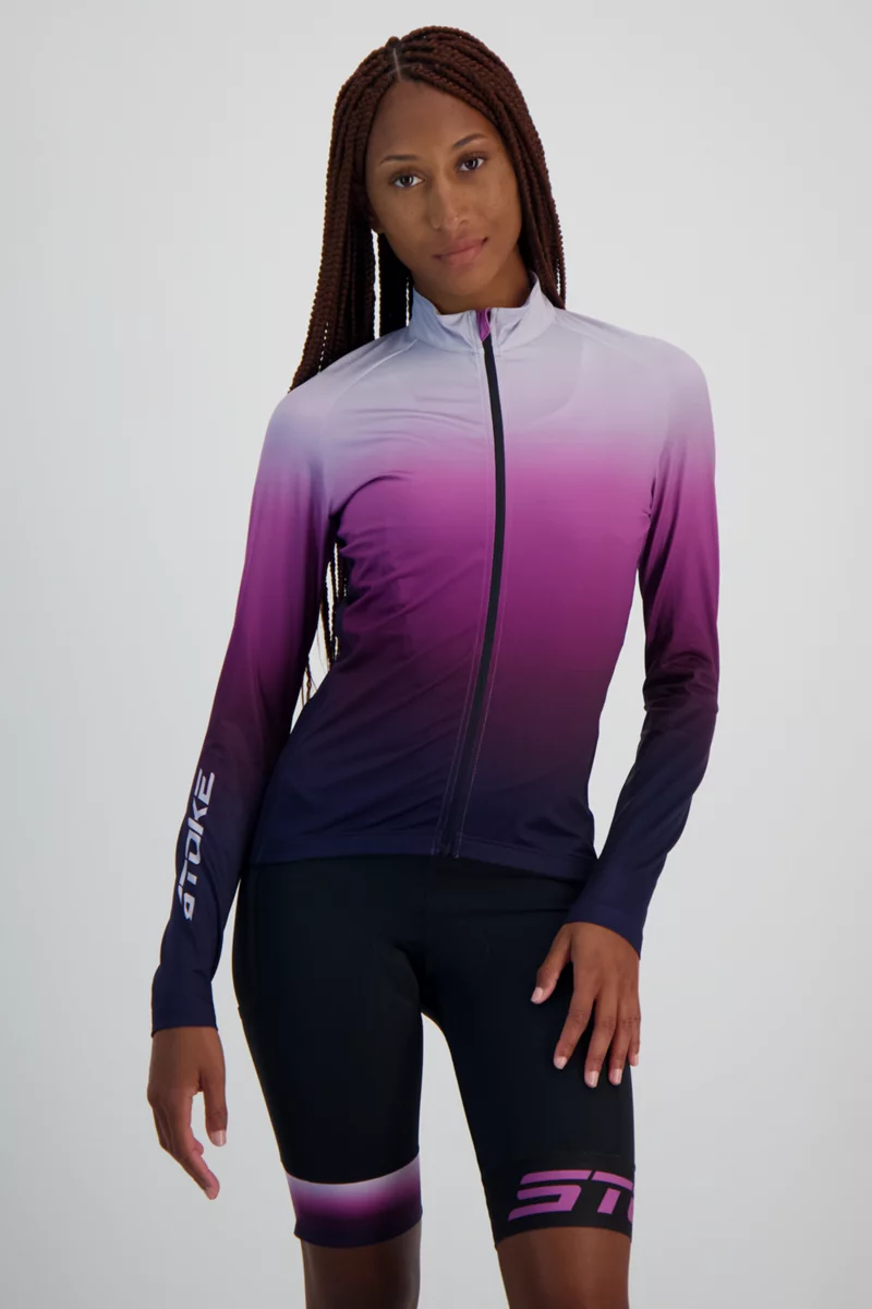 Stoke Randa Full Zip LS Damen Biketrikot