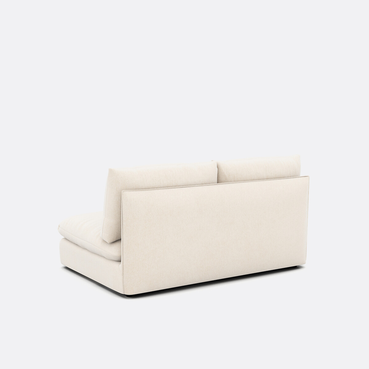 LA REDOUTE INTERIEURS<br>Sofá modular de 2 lugares. poliéster manchado, Malo