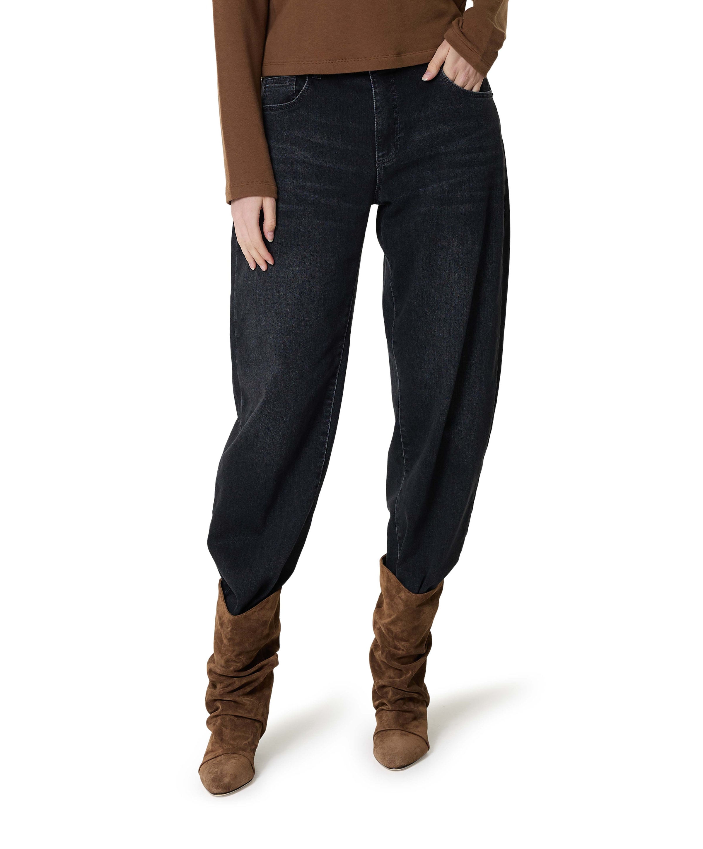 MAC DANNI dames jeans zwart