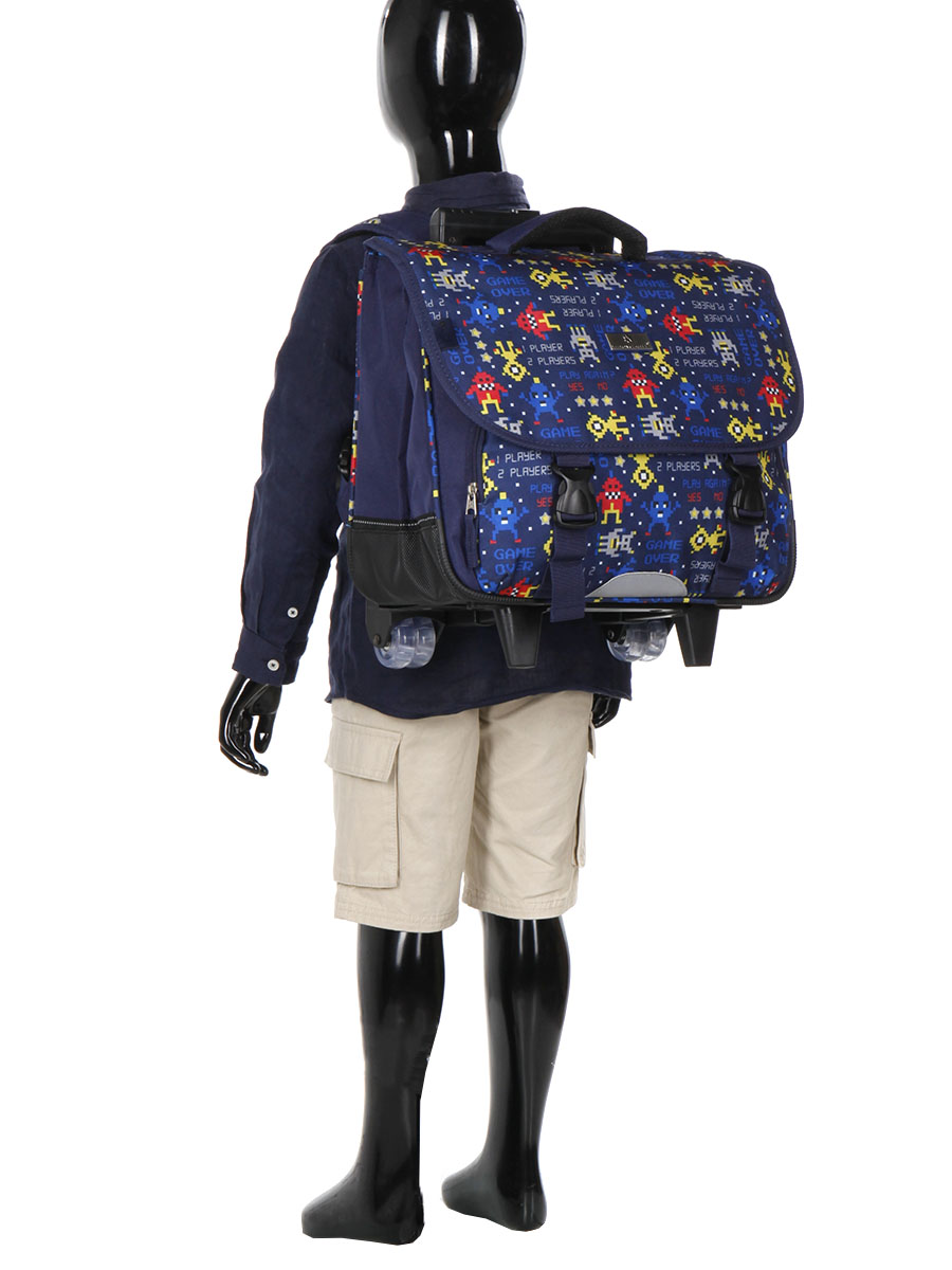 Cartable À roulettes Snowball Kid Robot 38 cm