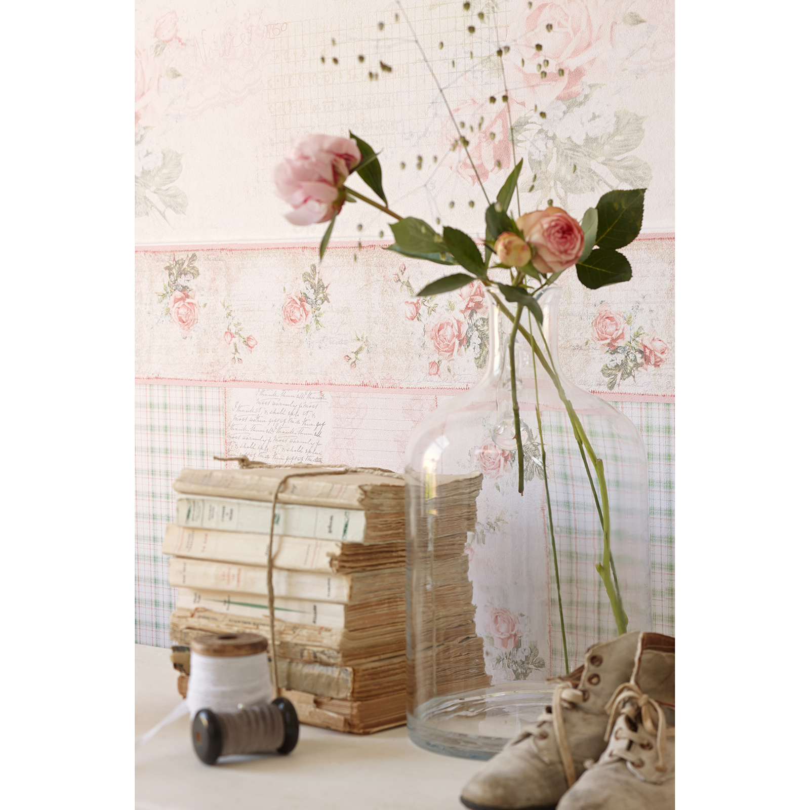 Papier-Borte DJOOZ - rosé - Rose - 13 cm
