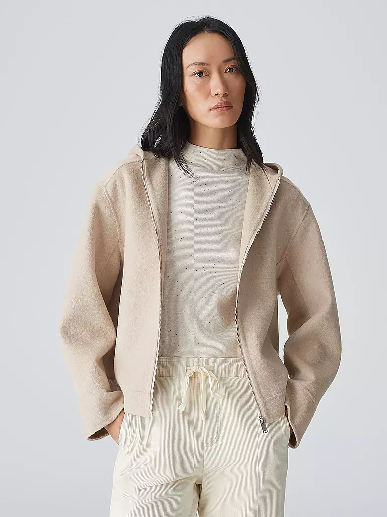OPUS Wolljacke JETTY beige