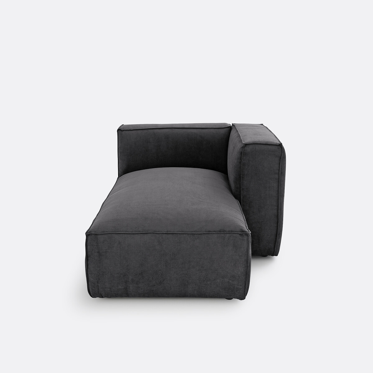 LA REDOUTE INTERIORS<br>Poltrona modular de veludo canelado, Seven