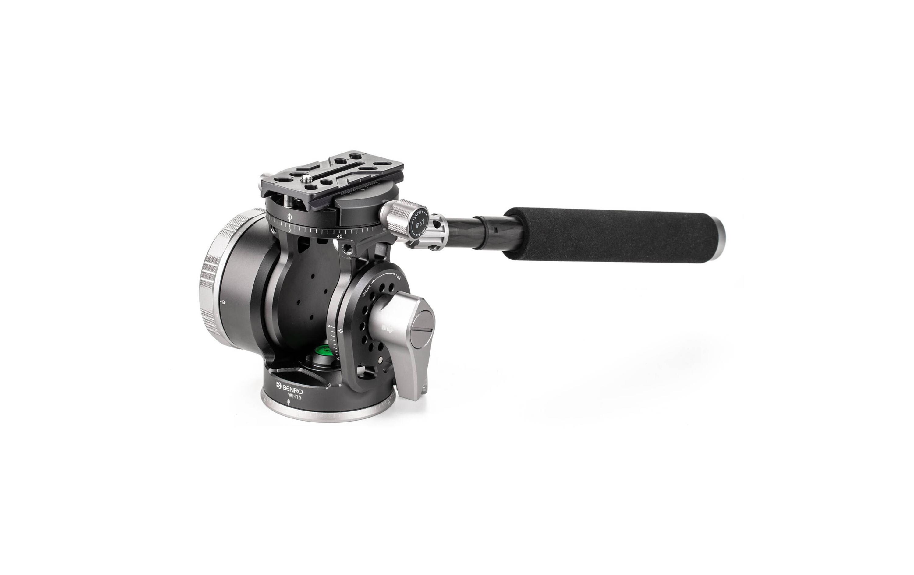 Stativkopf WH15 Long Lens<br>Entwickelt für lange Tele- oder Zoomobjektive, für Sport- und Wildlife-Fotografen