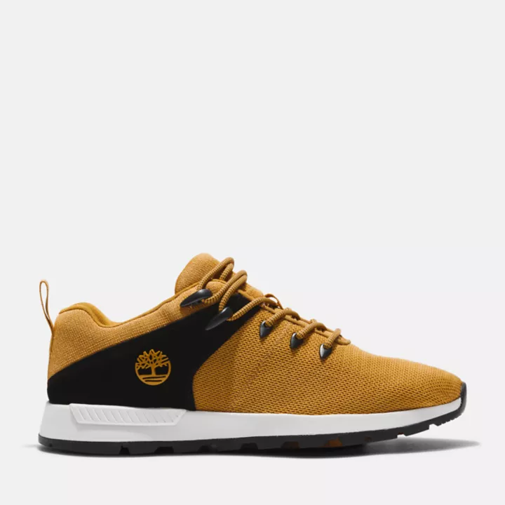 Basket basse à lacets Sprint Trekker pour homme en jaune
