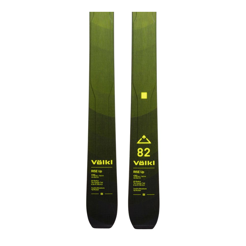 Volkl RISE UP 82 - Skis randonné Homme yellow/dark grey