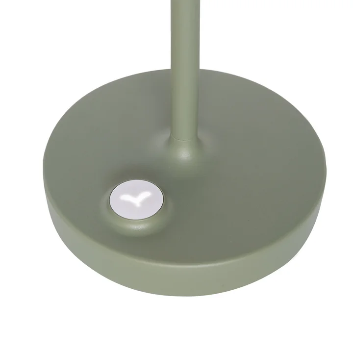 Fermob - Mooon! Akku LED-Leuchte, H 41 cm, schwarzkirsche