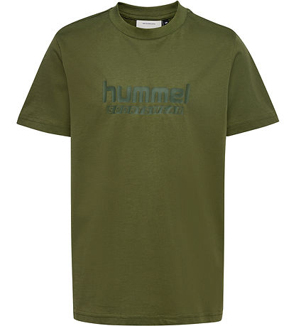 Hummel T-Shirt - hmlJr Base - Winter Moss