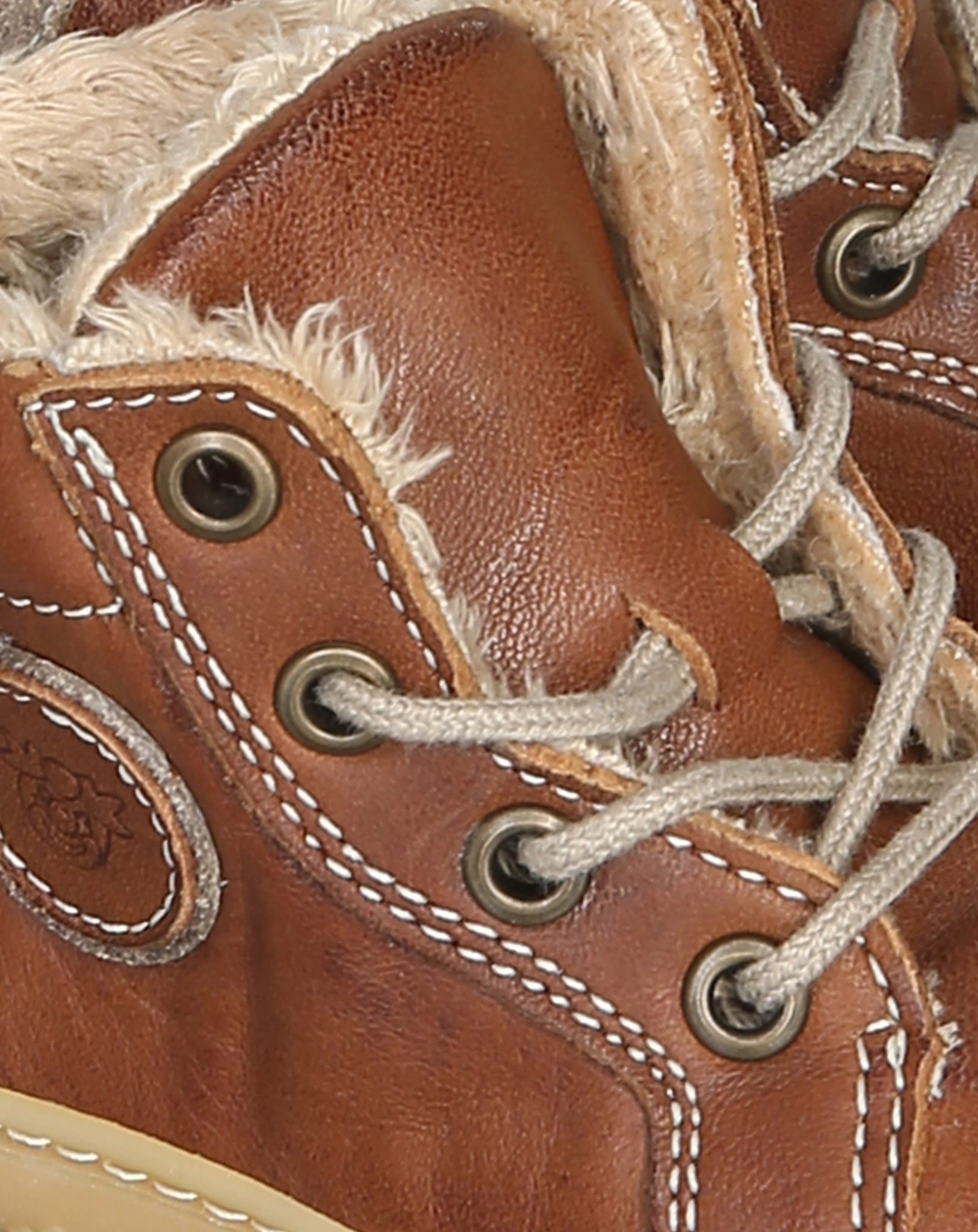 Lauflernboots GEORGIE gefüttert in cognac