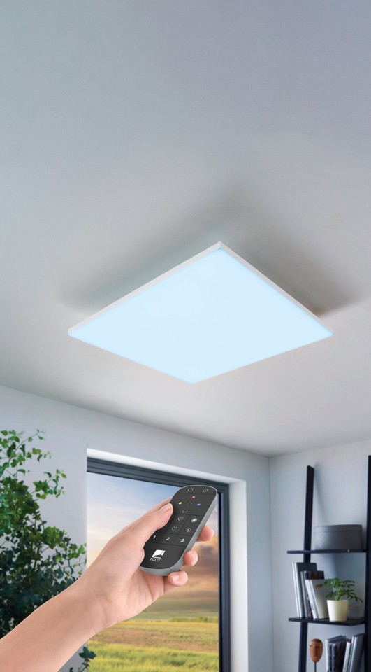EGLO - Turcona-Z panel hvid 60x60 - RGB + TW - Zigbee, Bluetooth
