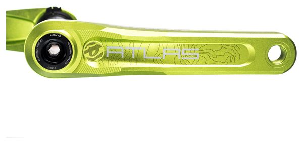 Manivelles Race Face Atlas Cinch Direct-Mount (sans boitier) Vert